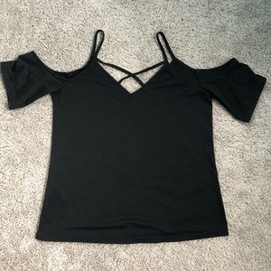 Cold shoulder top